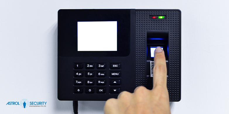 Biometric access by Astrol Security Singapore
