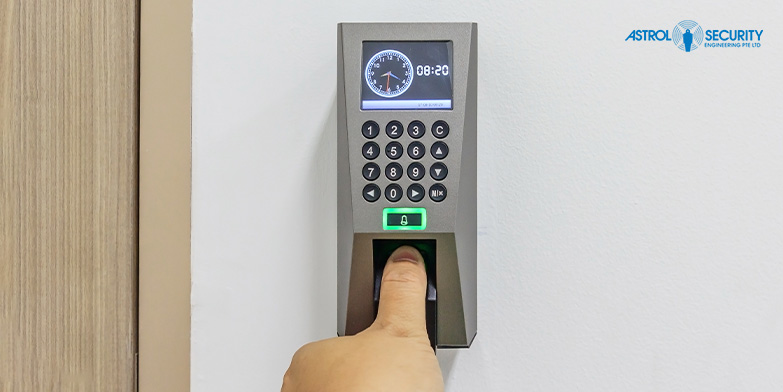 Door access security system