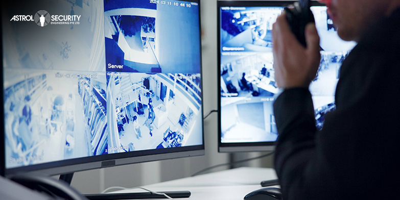 Monitoring footage after installing CCTV camera