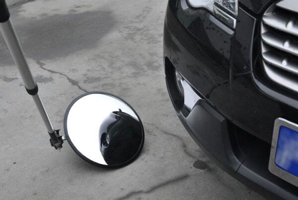 China Inspection Mirror with Wheels and Light 12" (Long Rod) - Image 2